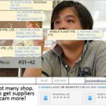 Salah satu informasi tentang bisnis Jover Chew yang disebarkan melalui akun Face Book parodi