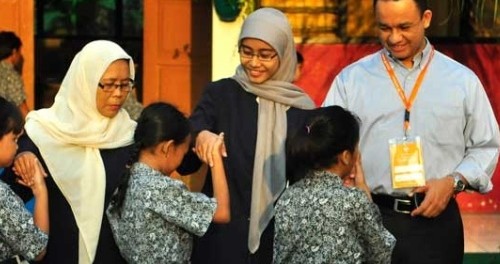 anies baswedan dan anak sd