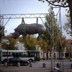10-Hanging Rhino, Potsdam, Germany