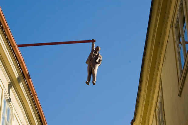 11-Man Hanging Out, Prague Czech Republic