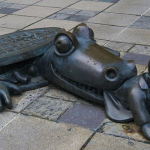 12-A Crocodile Eating a Capitalist, Brooklyn, New York