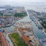 Sungai Jakarta dari ketinggian