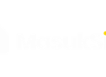 masuksini logo white